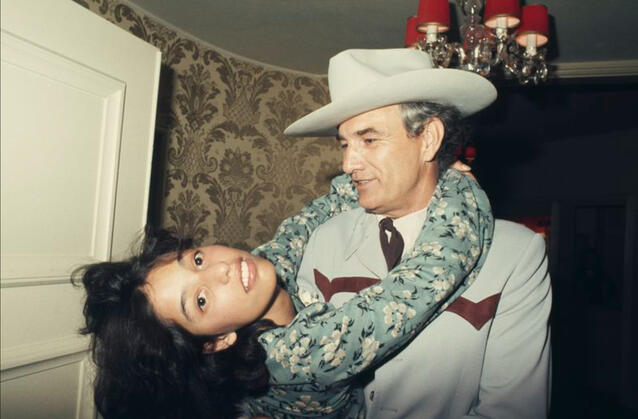 15 year old Lori Maddox at an event organised by Gary Glitter, 1974