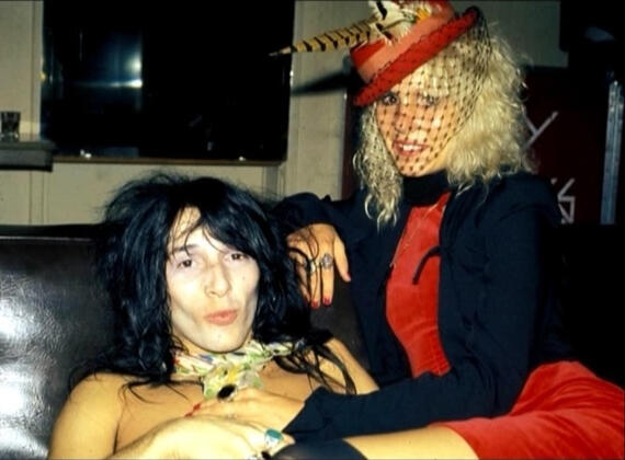 Sable Starr and Johnny Thunders, c.1975