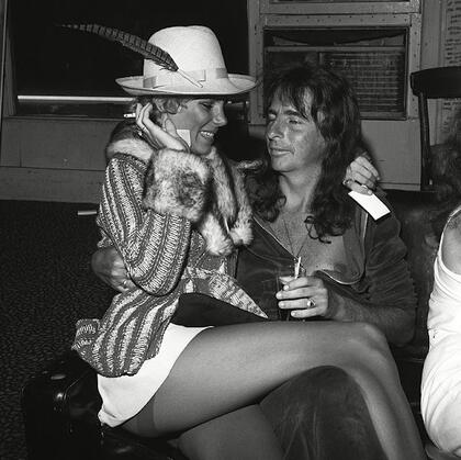 Sable Starr and Alice Cooper, 1974