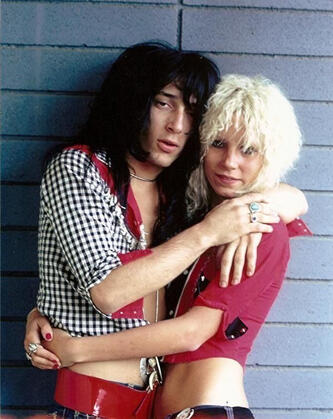 Sable Starr and Johnny Thunders