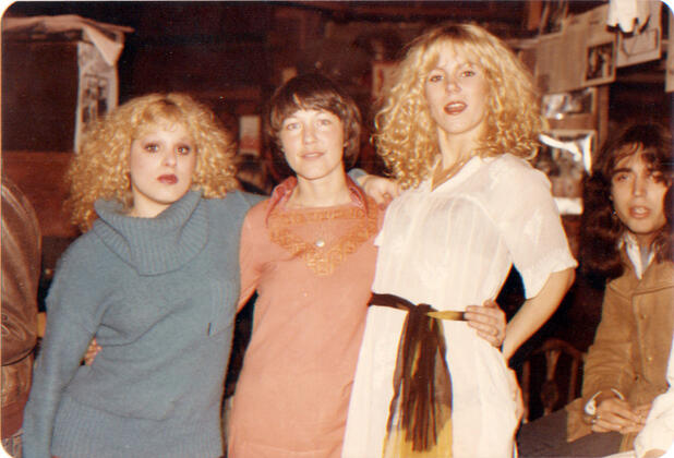 Left to right: Nancy Spungen; Bettie Ringma, Sable Starr